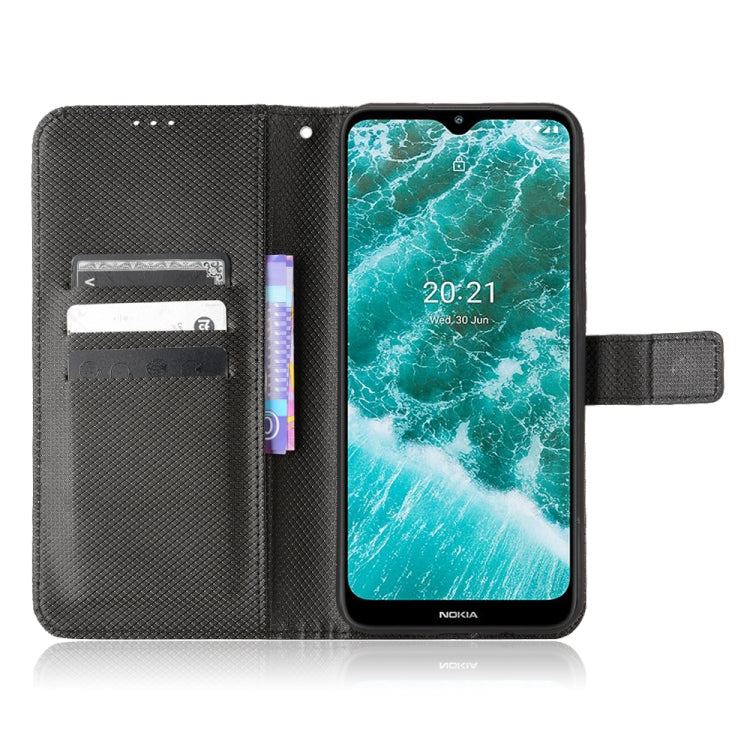 For Nokia C30 Diamond Texture Leather Phone Case