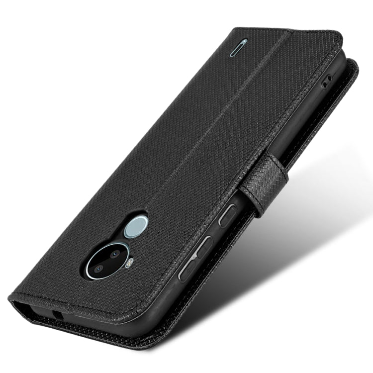 For Nokia C30 Diamond Texture Leather Phone Case