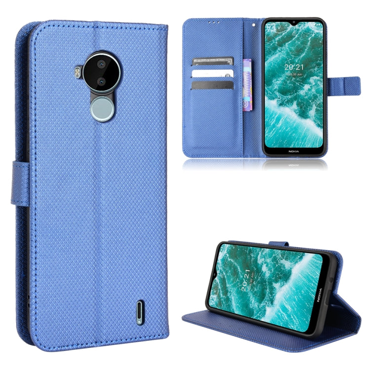 For Nokia C30 Diamond Texture Leather Phone Case