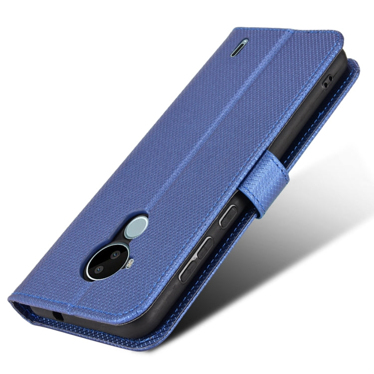 For Nokia C30 Diamond Texture Leather Phone Case
