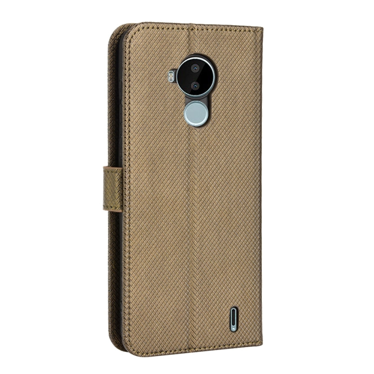 For Nokia C30 Diamond Texture Leather Phone Case