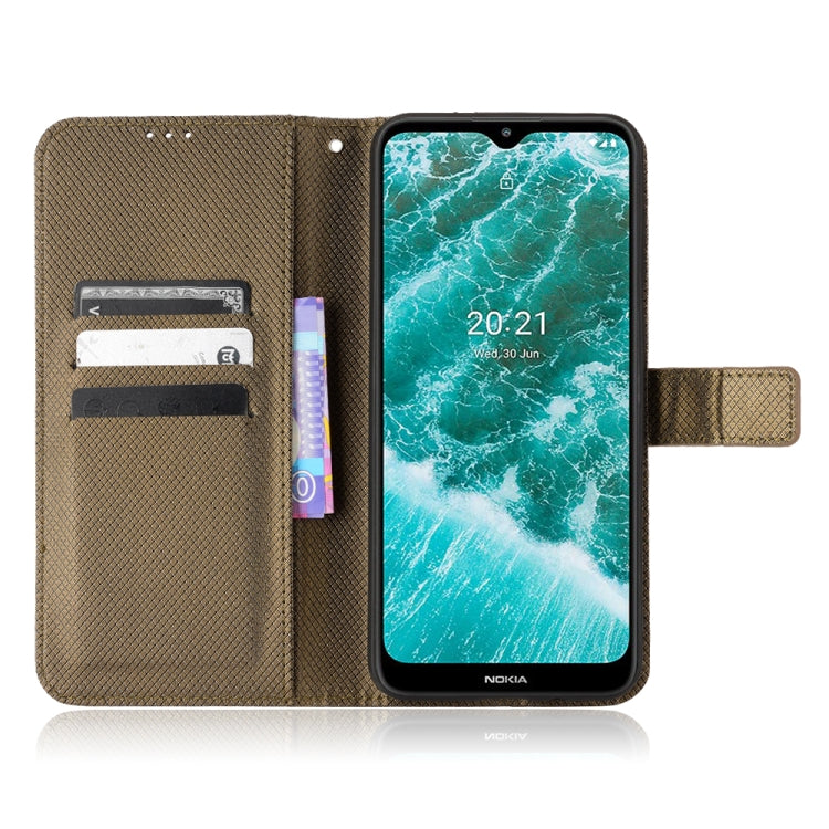 For Nokia C30 Diamond Texture Leather Phone Case