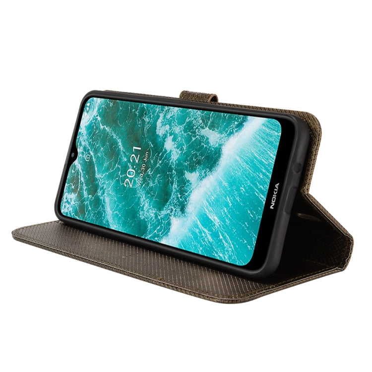 For Nokia C30 Diamond Texture Leather Phone Case