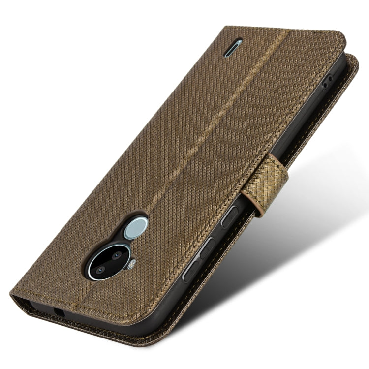 For Nokia C30 Diamond Texture Leather Phone Case