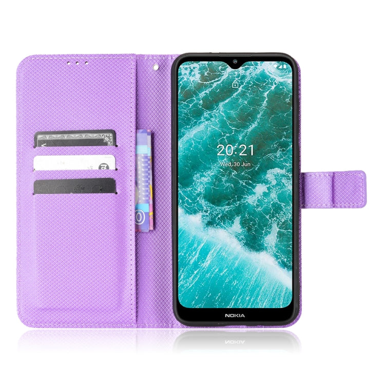 For Nokia C30 Diamond Texture Leather Phone Case
