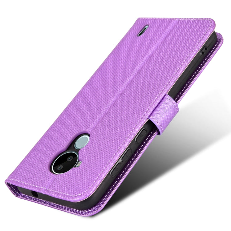 For Nokia C30 Diamond Texture Leather Phone Case