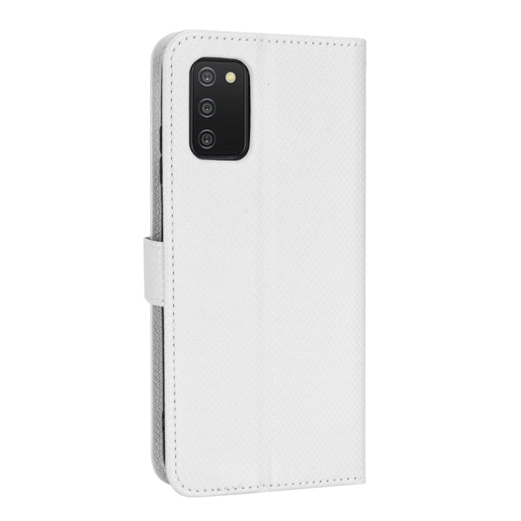 For Samsung Galaxy A03s 164.2mm Diamond Texture Leather Phone Case