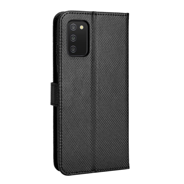 For Samsung Galaxy A03s 164.2mm Diamond Texture Leather Phone Case