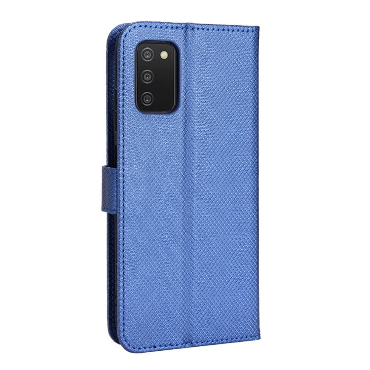 For Samsung Galaxy A03s 166mm Diamond Texture Leather Phone Case