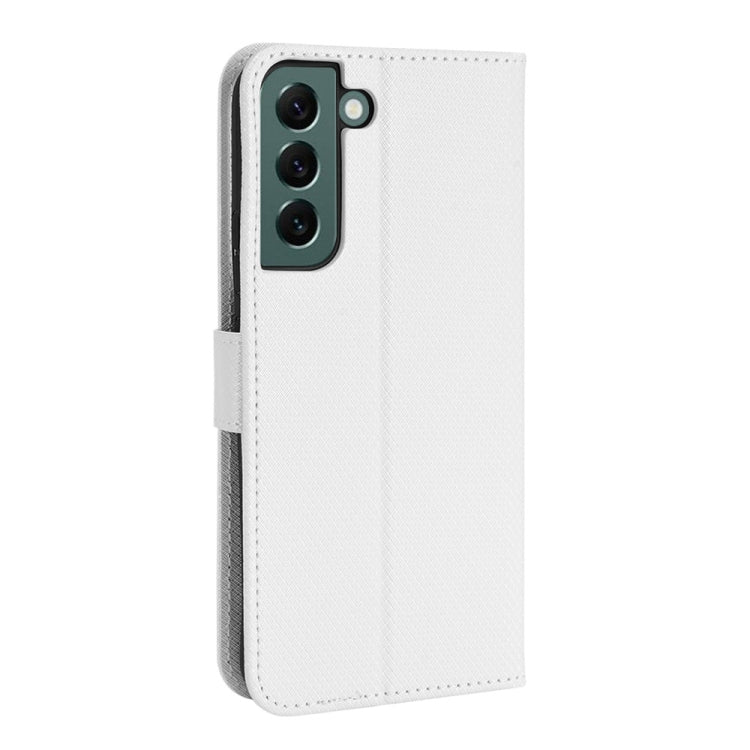 For Samsung Galaxy S22+ 5G Diamond Texture Leather Phone Case