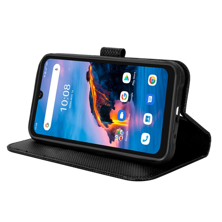 For UMIDIGI Bison Pro Diamond Texture Leather Phone Case