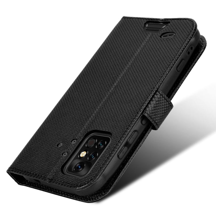 For UMIDIGI Bison Pro Diamond Texture Leather Phone Case