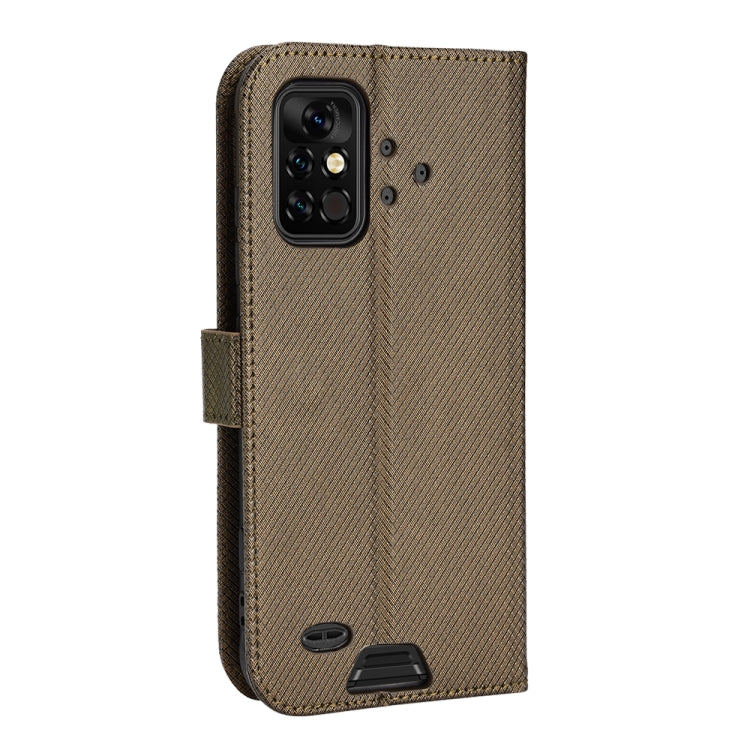 For UMIDIGI Bison Pro Diamond Texture Leather Phone Case