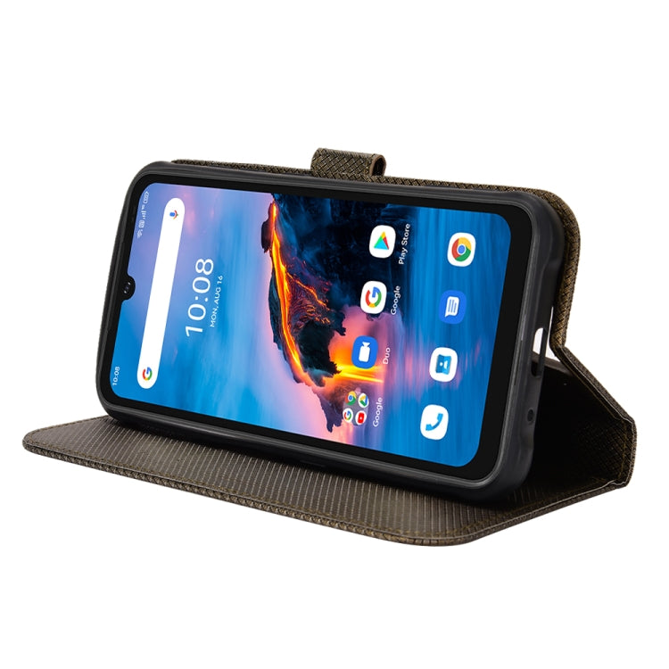 For UMIDIGI Bison Pro Diamond Texture Leather Phone Case