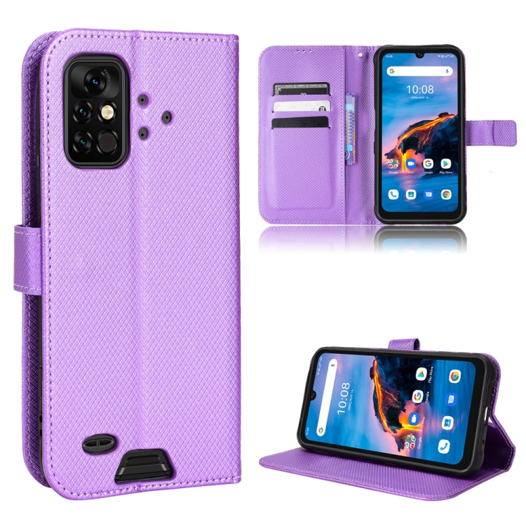 For UMIDIGI Bison Pro Diamond Texture Leather Phone Case