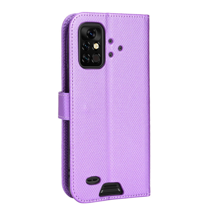 For UMIDIGI Bison Pro Diamond Texture Leather Phone Case