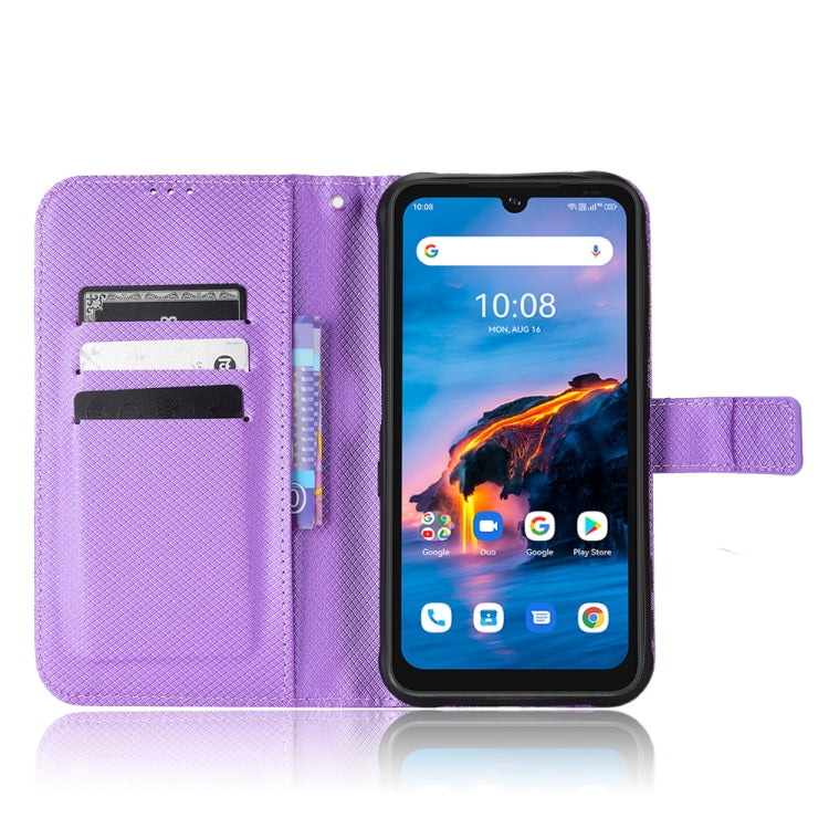 For UMIDIGI Bison Pro Diamond Texture Leather Phone Case