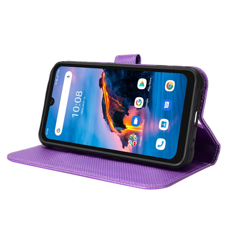 For UMIDIGI Bison Pro Diamond Texture Leather Phone Case