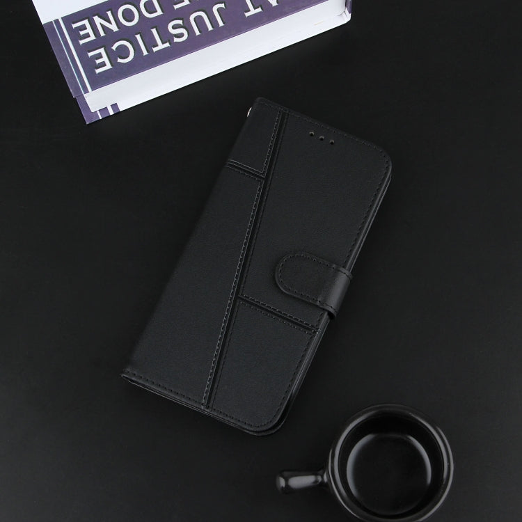 For Motorola Moto G10 Stitching Calf Texture Buckle Leather Phone Case