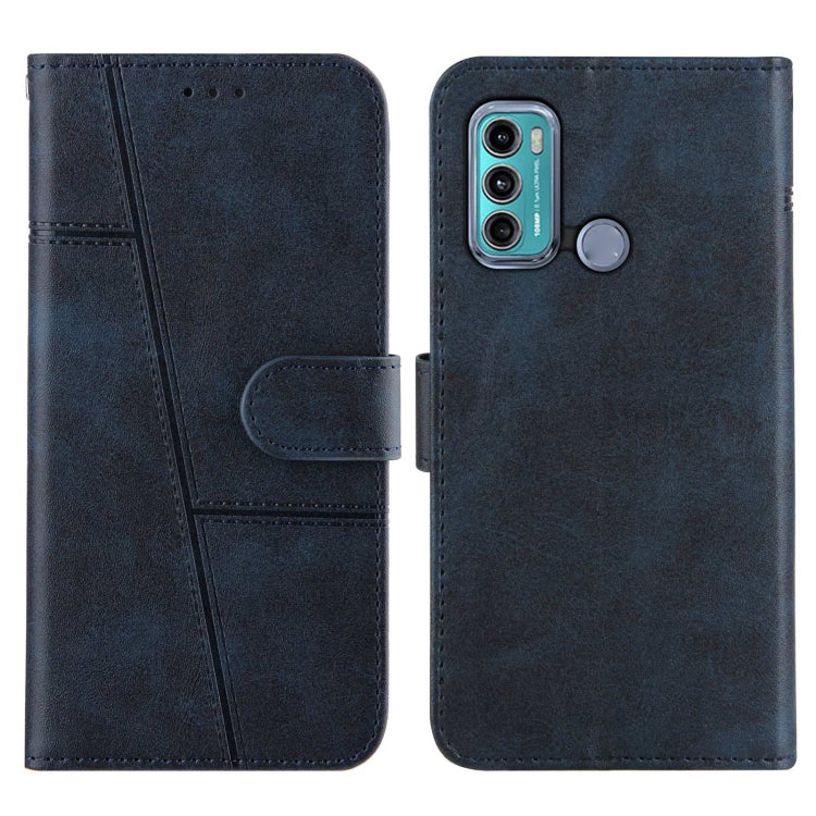 For Motorola Moto G40 / G60 Stitching Calf Texture Buckle Leather Phone Case