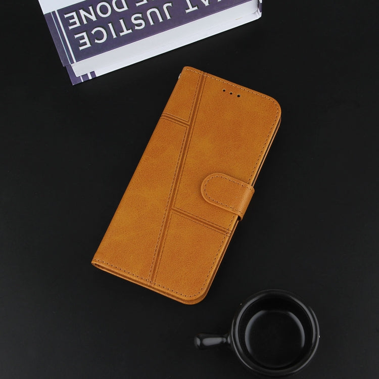 For Motorola Moto G40 / G60 Stitching Calf Texture Buckle Leather Phone Case