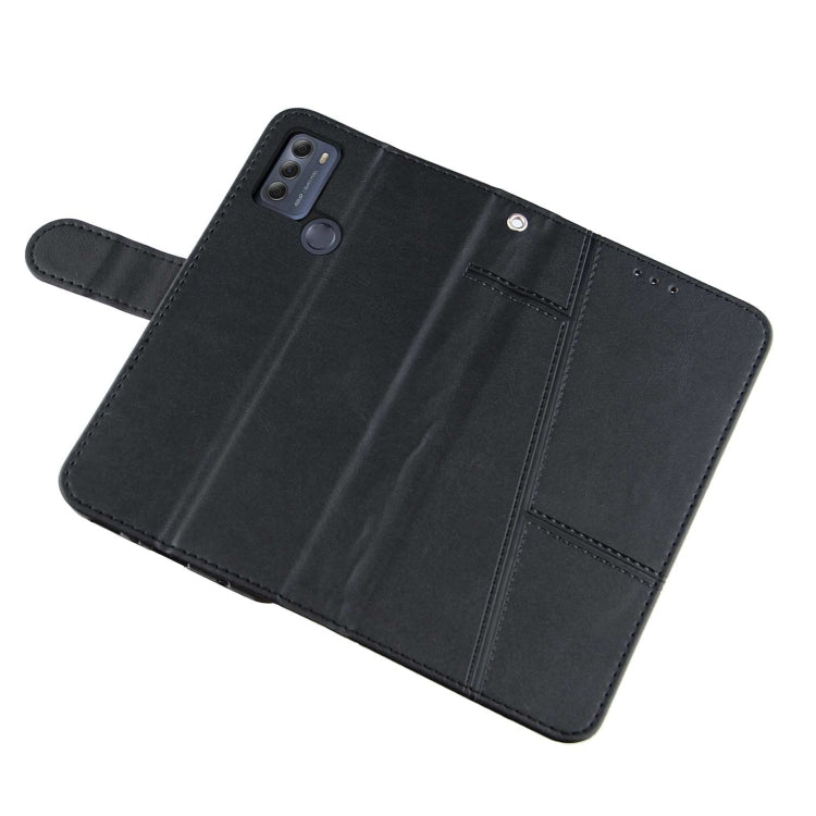 For Motorola Moto G50 Stitching Calf Texture Buckle Leather Phone Case