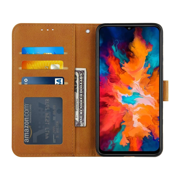 For Motorola Moto G50 Stitching Calf Texture Buckle Leather Phone Case