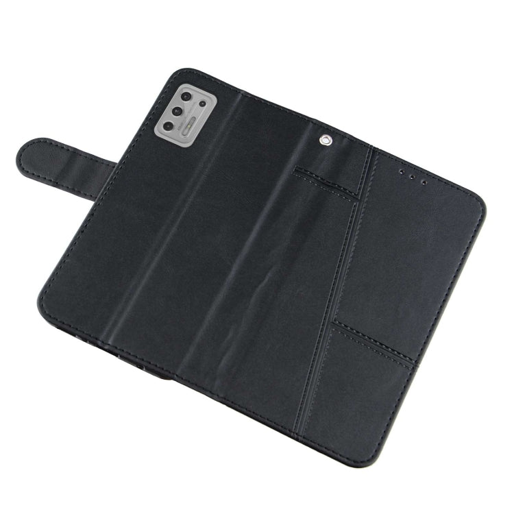 For Motorola Moto G Stylus 2021 Stitching Calf Texture Buckle Leather Phone Case