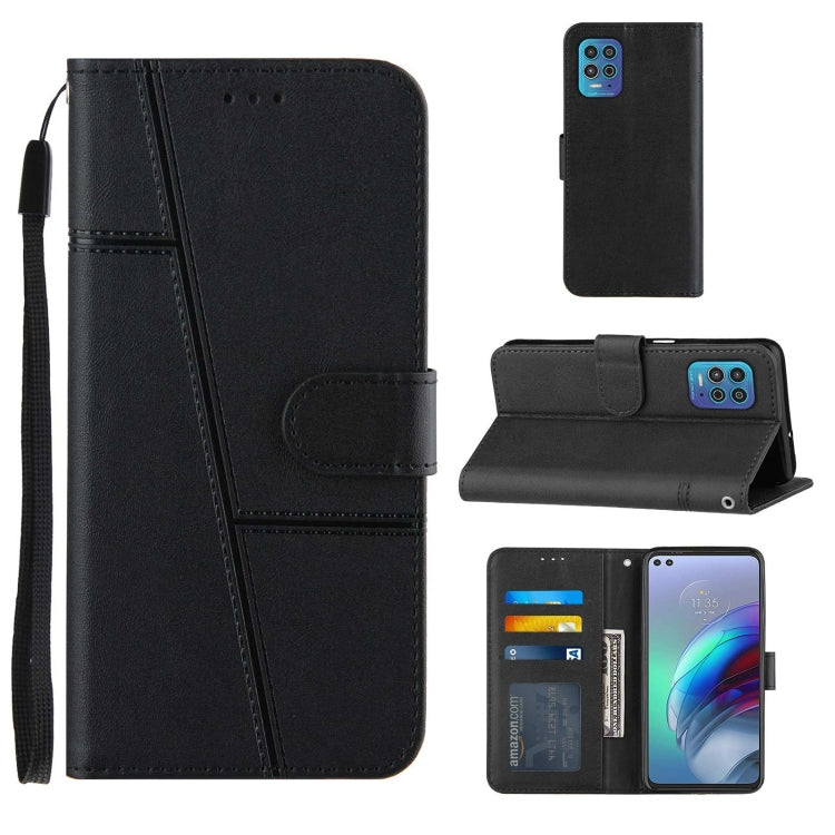 For Motorola Moto G100 / Edge S Stitching Calf Texture Buckle Leather Phone Case