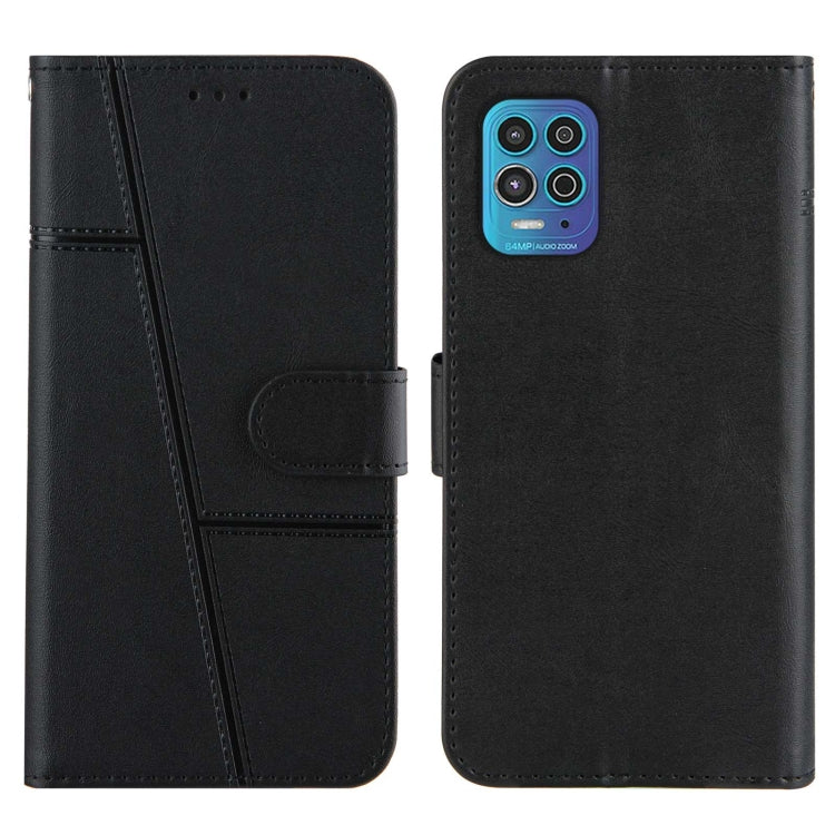 For Motorola Moto G100 / Edge S Stitching Calf Texture Buckle Leather Phone Case