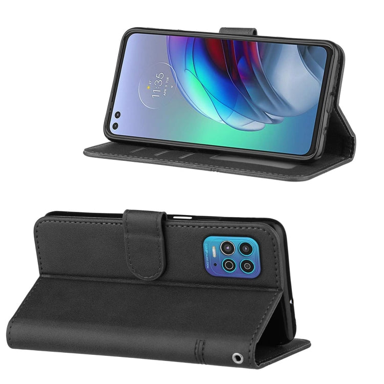 For Motorola Moto G100 / Edge S Stitching Calf Texture Buckle Leather Phone Case