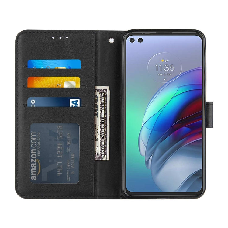 For Motorola Moto G100 / Edge S Stitching Calf Texture Buckle Leather Phone Case