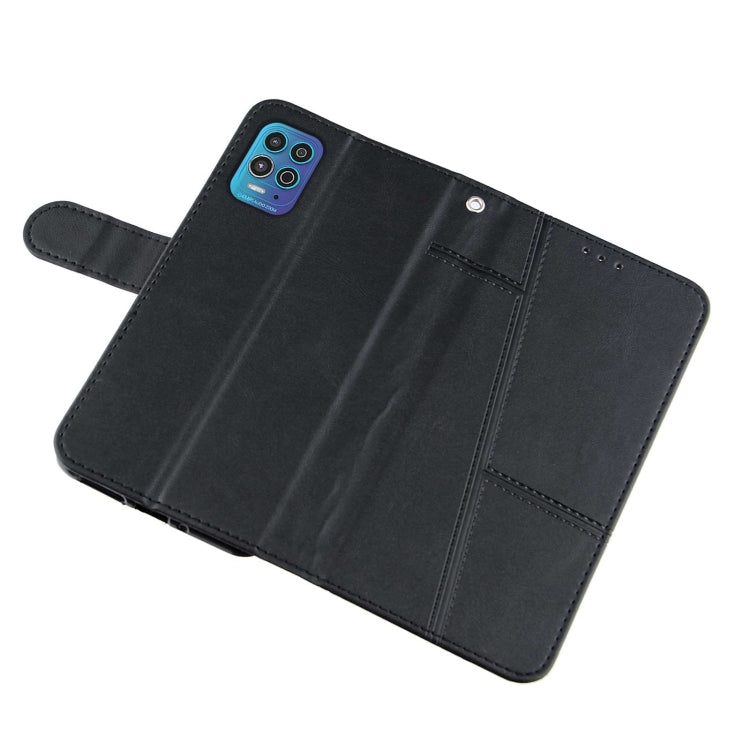 For Motorola Moto G100 / Edge S Stitching Calf Texture Buckle Leather Phone Case