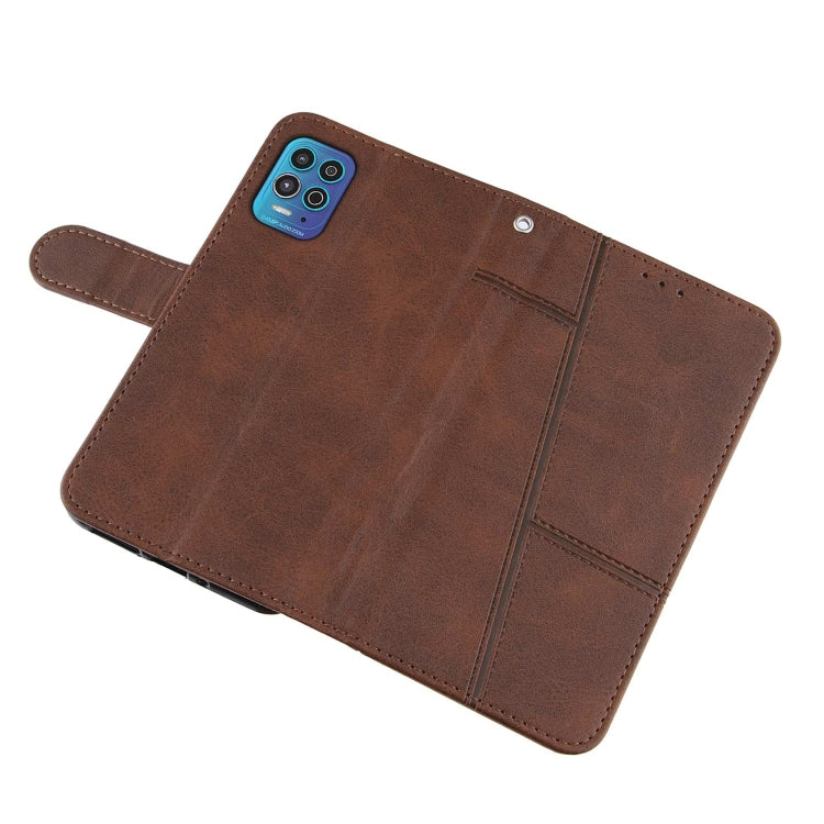 For Motorola Moto G100 / Edge S Stitching Calf Texture Buckle Leather Phone Case