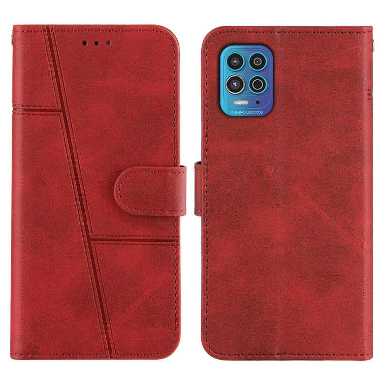 For Motorola Moto G100 / Edge S Stitching Calf Texture Buckle Leather Phone Case