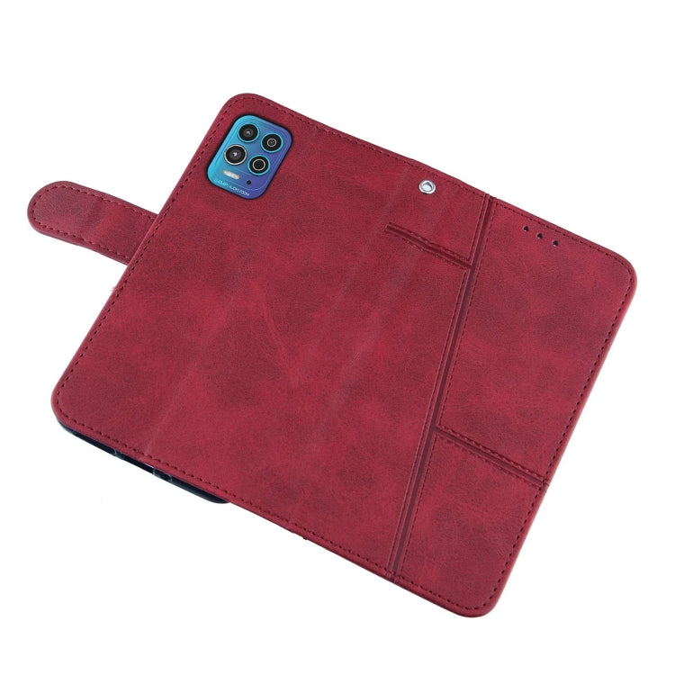 For Motorola Moto G100 / Edge S Stitching Calf Texture Buckle Leather Phone Case