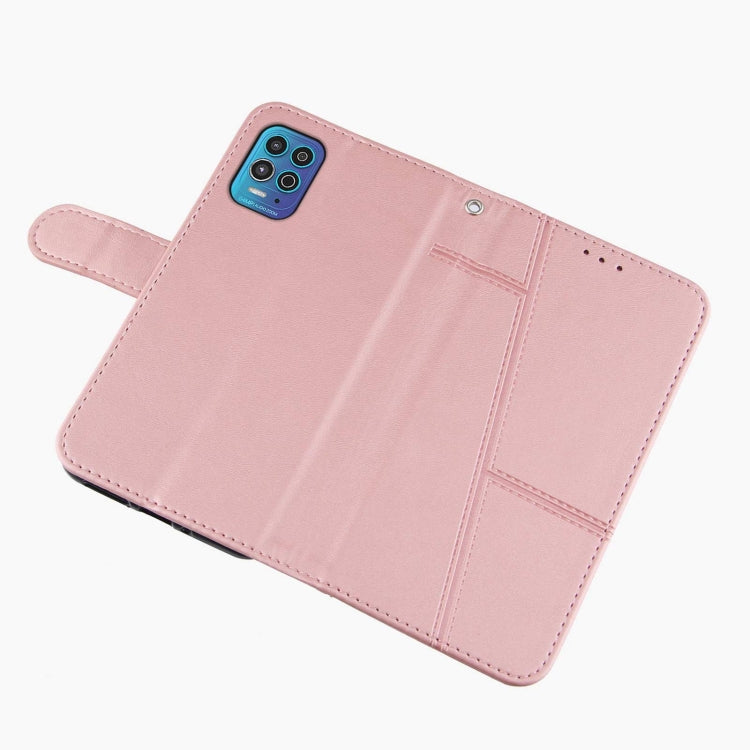 For Motorola Moto G100 / Edge S Stitching Calf Texture Buckle Leather Phone Case