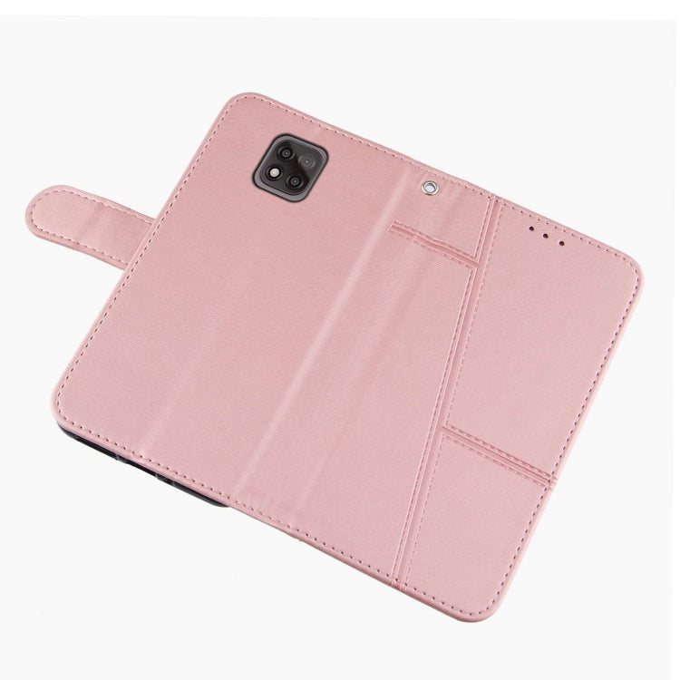 For Motorola Moto G Power 2021 Stitching Calf Texture Buckle Leather Phone Case