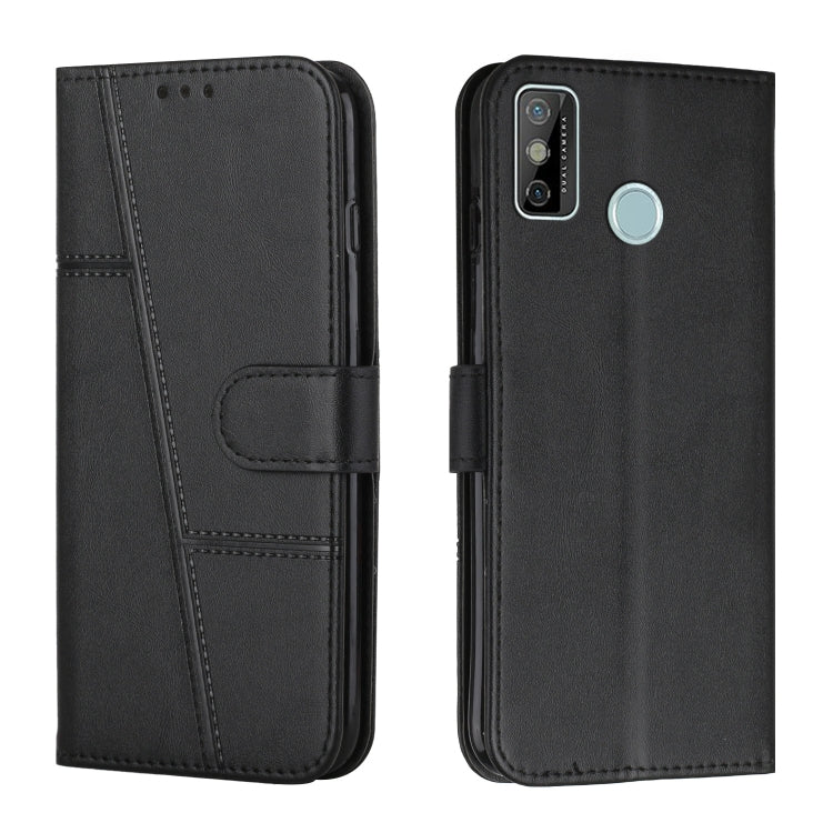 For Tecno Spark Go 2020 / Spark 6 Go Stitching Calf Texture Buckle Leather Phone Case