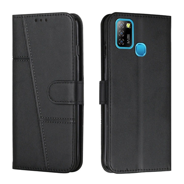 For Infinix Hot 10 Lite / Smart 5 2020 Stitching Calf Texture Buckle Leather Phone Case