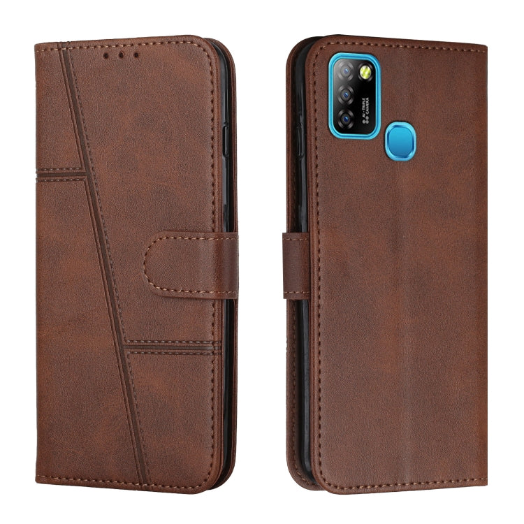 For Infinix Hot 10 Lite / Smart 5 2020 Stitching Calf Texture Buckle Leather Phone Case