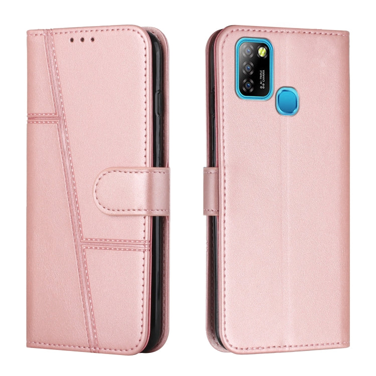 For Infinix Hot 10 Lite / Smart 5 2020 Stitching Calf Texture Buckle Leather Phone Case