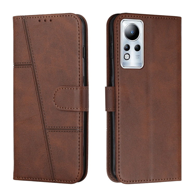 For Infinix Note 11 Stitching Calf Texture Buckle Leather Phone Case