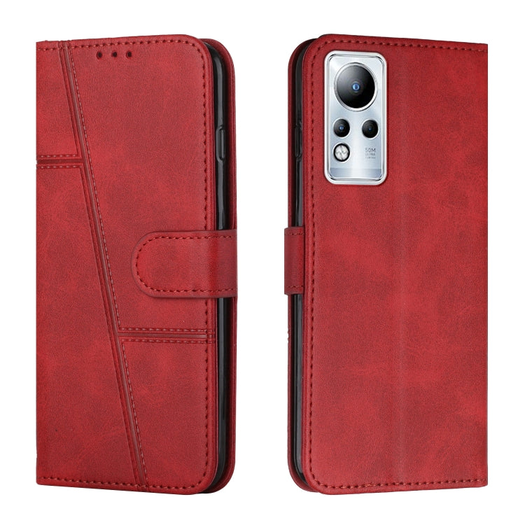 For Infinix Note 11 Stitching Calf Texture Buckle Leather Phone Case