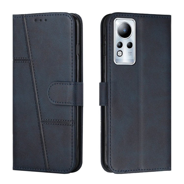For Infinix Note 11 Stitching Calf Texture Buckle Leather Phone Case