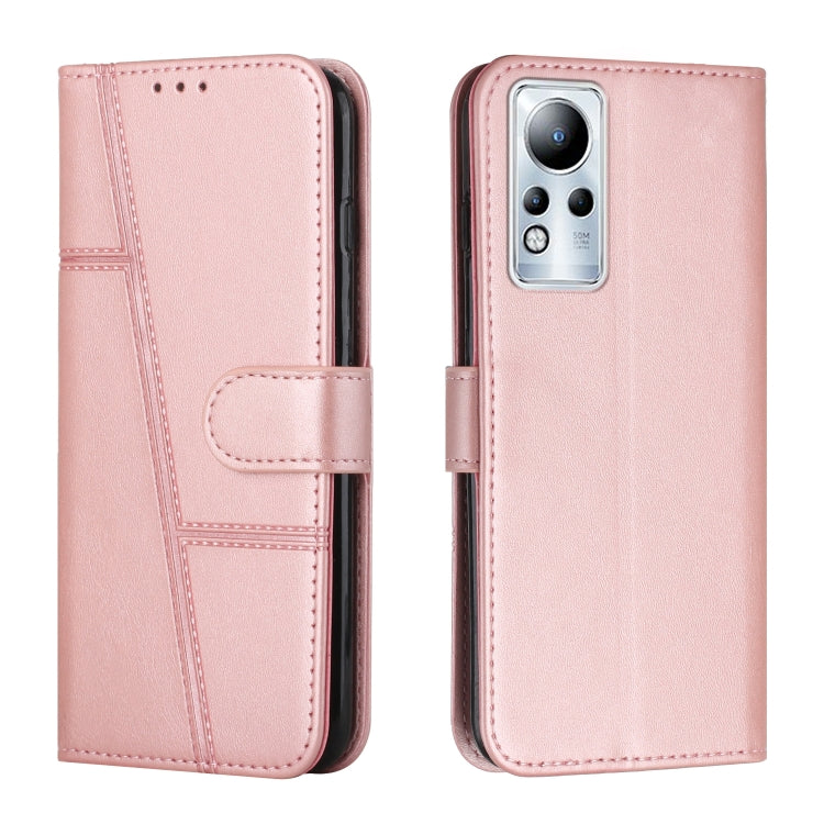 For Infinix Note 11 Stitching Calf Texture Buckle Leather Phone Case