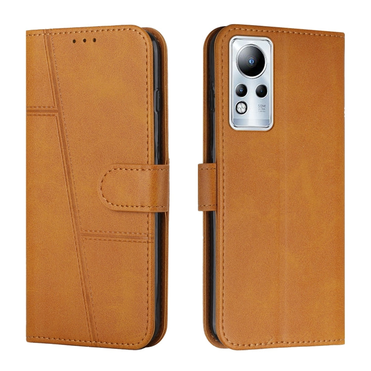 For Infinix Note 11 Stitching Calf Texture Buckle Leather Phone Case