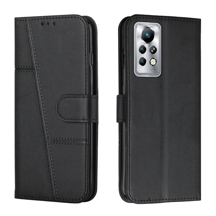 For Infinix Note 11 Pro / 11S Stitching Calf Texture Buckle Leather Phone Case