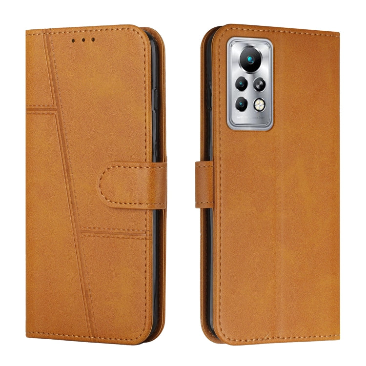 For Infinix Note 11 Pro / 11S Stitching Calf Texture Buckle Leather Phone Case