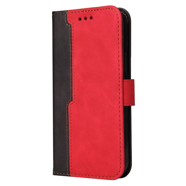 For OPPO Realme 9i/A36 4G/A76 4G Overseas Version Stitching-Color PU Leather Phone Case